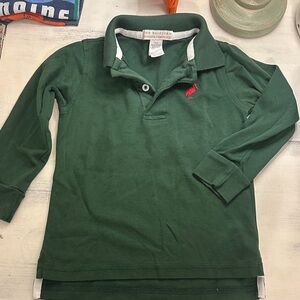 The Beaufort Bonnet Company Forest Green Kids Polo